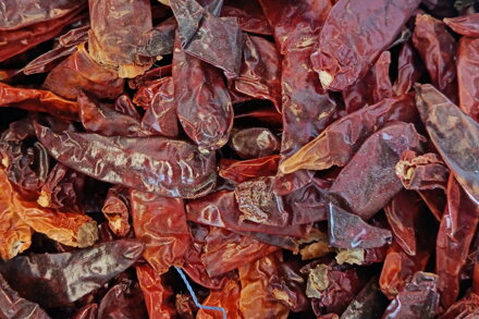 Chilli papričky červené